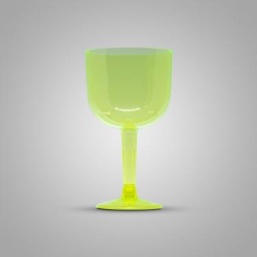 Imagem de Taça para Gin Pit 500 Acrílico 500ML Jogo 4 Unidades Amarelo Plastilânia