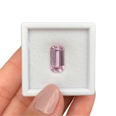 Imagem de Kunzita Rosa Baguete Retangular 9,07ct - ENE2ESE