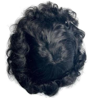 Imagem de Prótese Capilar Micropele 20x25 Nó Duplo 0,08mm Masculina Cor:1A - Pre