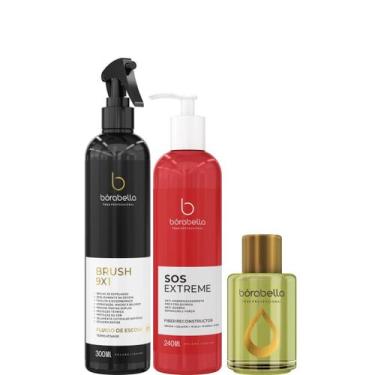 Imagem de Borabella Fluido Brush 300ml + SOS Extreme 240ml + Argan 7ml