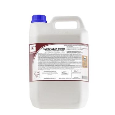 Imagem de Detergente desinfetante cloroclean foamy spartan 5 litros
