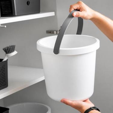 Imagem de Balde Flow 8,5l Com Bico E Pegada Anatômica - Branco - OU, Branco
