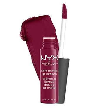 Imagem de NYX MAQUIAGEM PROFISSIONAL Crème labial fosco suave, batom líquido leve - Copenhagen (ameixa fosca)