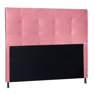 Imagem de Cabeceira King 1,95m Berlim Suede Rosa