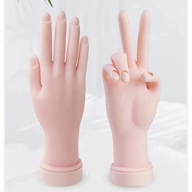 Imagem de DUKASOU Prego Formação Prática Mão para Unhas Acrílicas Flexível Flexível