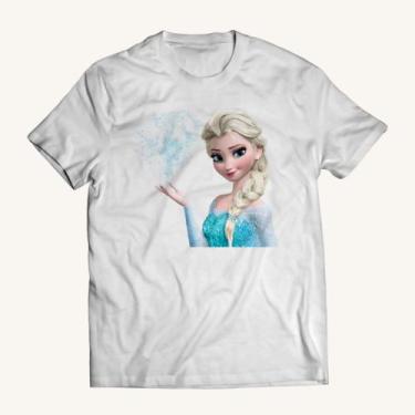 Imagem de Camiseta Unissex Infantil E Adulto Frozen 2 Elsa - Hot Cloud Shop