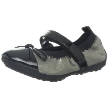 Imagem de Geox Cpiuma20 Sapatilha bailarina (bebê/criança pequena/criança grande), Cinza escuro, 9 Infant