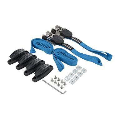 Imagem de Rhino Rack Kit de coleta de catraca Pioneer Platform, fácil de usar e instalação, resistente; para todos os veículos; 4WD, caminhões, SUVs, vagões, sedans; perfil baixo, tiras e ferragens incluídas