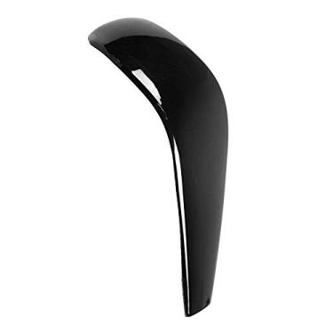 Imagem de KIMISS Guarnição da cabeça do câmbio de marchas, ABS preto capa de cabeça de mudança de marchas adesivo de acabamento para manopla serve para 1 série E90 E92 E93 E87 2005-2012