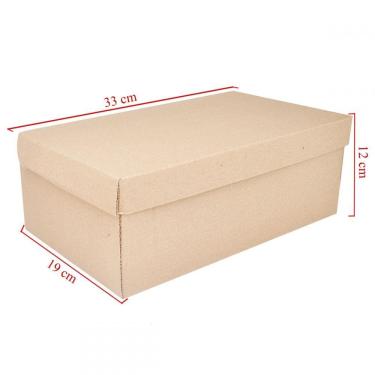 Imagem de Caixa De Papelão Pequena Com 10 Unidades Embalagens 33cm x 19cm x 12cm