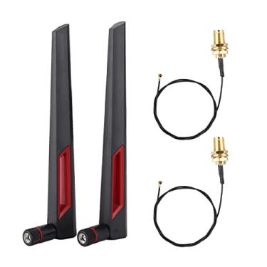 Imagem de 2 peças mini placa de rede WiFi, placa de rede sem fio M.2/NGFF, adaptador de placa de rede sem fio para desktop