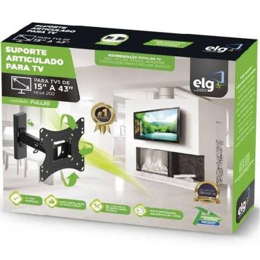 Imagem de Suporte para TV de 15" até 43", Articulado, FULL20, ELG