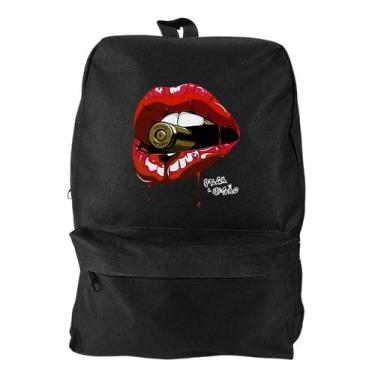 Imagem de Mochila Bolsa Masculina Basica Escolar Pega a Visão Boca Bala - MP Mod