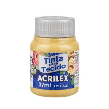Imagem de Tinta Para Tecido 37 ML Acrilex Fosca Pintura Artesanato - Metallica A