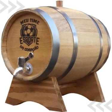 Imagem de Barril De Carvalho 5 Litros Personalize Escudo Do Seu Time. - BARRIL B