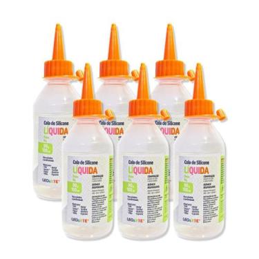 Imagem de Cola de silicone líquida 100ml Leoarte, uso artístico e profissional K