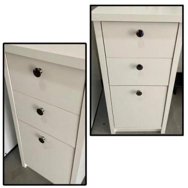 Imagem de 4 Puxador Colonial Ponto Bolinha Furo único Gaveta e Armário - Compras