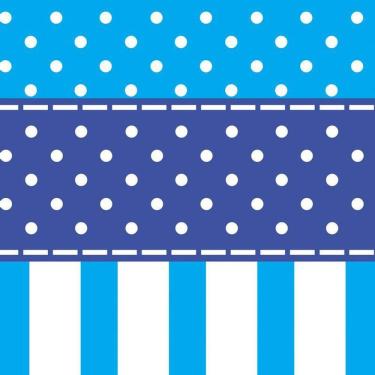 Imagem de Papel De Parede Listra E Faixa Azul Poa Autocolante Lavavel