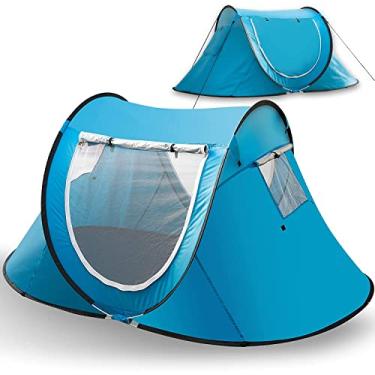 Imagem de Vaygway Barraca pop-up e cabana portátil instantânea automática – Qualidade premium para 2 – 4 pessoas, fácil de arremessar, à prova de vento, impermeável, para viagem, cabana, praia, abrigo para caminhadas, acampamento e atividades ao ar livre