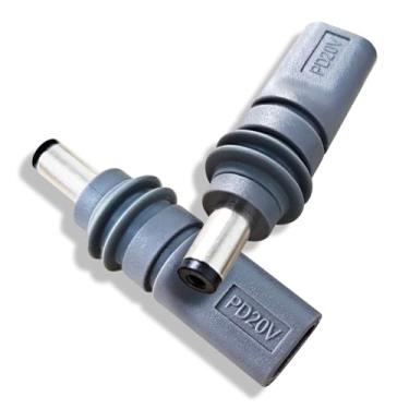 Imagem de PDEEY Adaptador De Carregamento Usb C Fêmea Para Dc 5,5 X 2,1 Mm Satrlink Mini, Laptops - Entrada Tipo Pd 100 W, Plugue Macho Barril À Prova D'Água Ambientes Externos