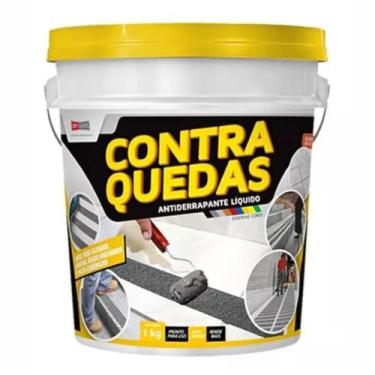 Imagem de Antiderrapante liquido contra queda dry fita cinza medio 1kg - Dry L.