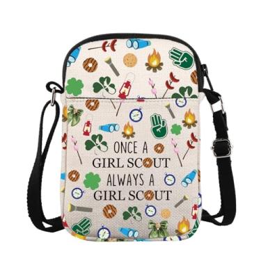 Imagem de Bolsa tiracolo Girl Scout Life Messenger Bag Women Power Gift Scout Master Gift Scouting Gift Scouting Gift Scout Camping Gift, Oncescoutcrosss