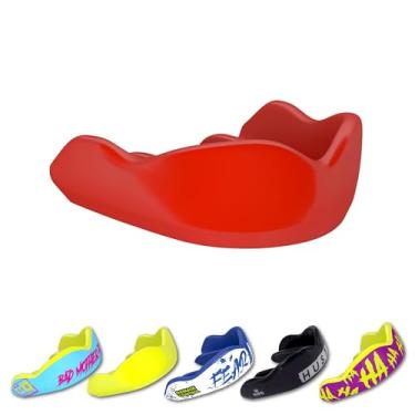 Imagem de DAMAGE CONTROL Protetor bucal de alto impacto – Protetor bucal esportivo para boxe, futebol, hóquei, lacrosse e basquete, protege dentes e mandíbula, bocal protetor para adultos e jovens (jovens