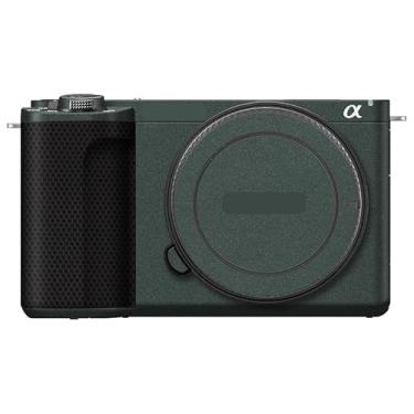 Imagem de Película de vinil antirriscos para Sony ZV-E10 II Película de desenho animado protetor corporal casaco acessórios de fotografia adesivo E10 Mark II (verde turquesa)