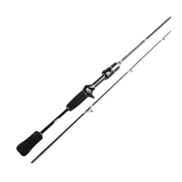 Imagem de Vara de pesca vara de pesca ultraleve vara de pesca de fibra de carbono isca de ponta sólida 2-8g linha 0.9-2.7 kg isca vara de pesca equipamento de pesca (1,8 m)