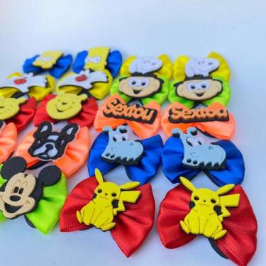 Imagem de Lacinhos Pet  ADESIVO COLANTE macho c/ 20 uni mod-346 - Ostenta Dog