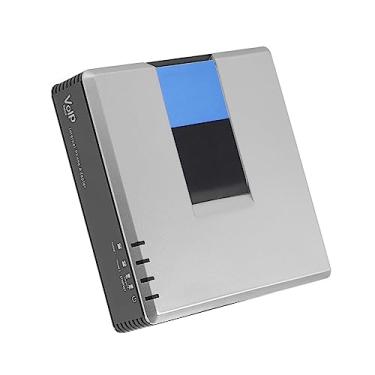 Imagem de lyrlody Adaptador de Telefone VoIP, VoIP Gateway 2 Port Internet Phone Adapter Portable Suporta Protocolo SIP V2 Com Cabo de Rede para Pap2t (Plugue nos EUA)