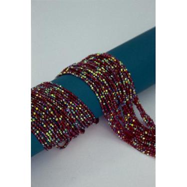 Imagem de Fio Cristal 1mm Vidro Facetado - Fio de Cristais Coloridos para Joias 