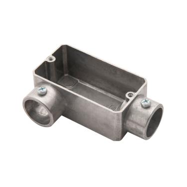 Imagem de Condulete Fixo 1/2 Tipo LR Tramontina sem Tampa e sem Rosca