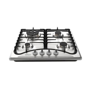 Imagem de Cooktop a Gás Inox 4 Bocas Semiprofissional Bivolt Oster