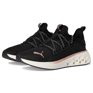 Imagem de PUMA Tênis feminino Softride Frequence Lace Fleck, Preto/ouro rosa, 37