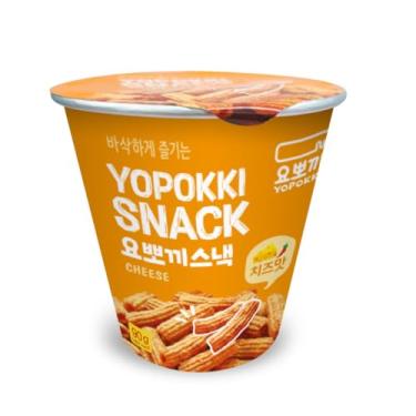 Imagem de Salgadinho de Arroz Coreano Sabor Queijo, Lanche Crocante em Copo, Yong Pong 50g