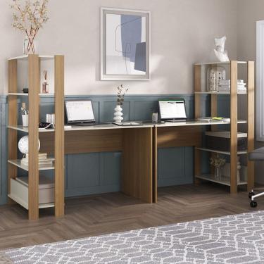Imagem de Conjunto Home Office: 2 Escrivaninhas Match 4235
