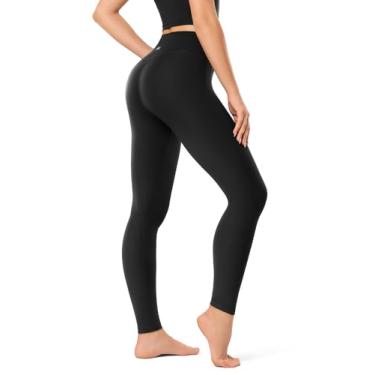 Imagem de Leggings à prova de agachamento – Leggings macias para levantamento de bumbum para mulheres, calças de ioga elásticas para passeios casuais, encontros e viagens