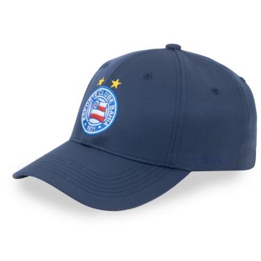 Imagem de Boné Bahia Escudo Bordado SuperCap Azul Aba Curva - Oficial Tamanho:Único