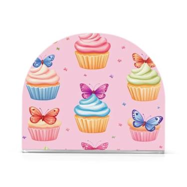 Imagem de STAYTOP Suporte de guardanapo, porta-guardanapos de bolo de borboleta para mesas cozinha restaurante decoração de casa, suporte decorativo moderno para guardanapos de coquetel de papel de jantar