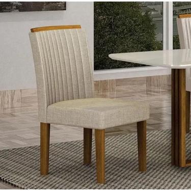 Imagem de Cadeira Para Mesa de Jantar 2 Unidades Jade MDF - Leifer