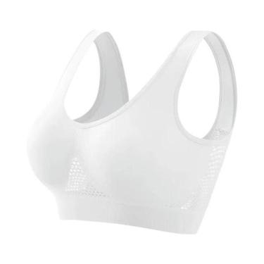 Imagem de Sutiã Esportivo Sem Costura Para Mulheres, Top Cropped Respirável, Lin