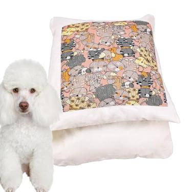 Imagem de Saco de Dormir de Inverno para Gato - Cama aconchegante para Inverno | Cama Caverna para Gatinhos - Para Donos de Animais, Clima Frio, Casa, Escritório, Sala de Estar, Dormir e Sonecas, Abrigos e Clín