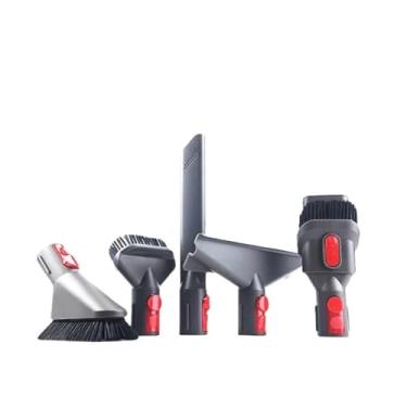 Imagem de Hujscufdjy Kit de ferramentas de acessórios para escovas de substituição, peças sobressalentes, escova de cerdas longas, compatível com Dyson V7 V8 V10 V11 V12(F)