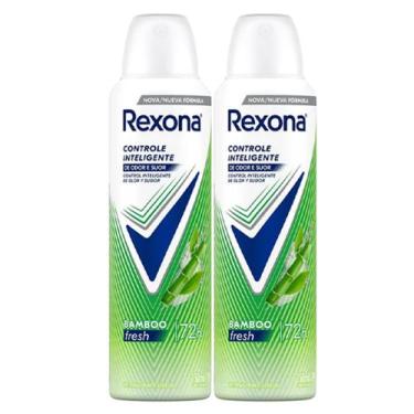 Imagem de Kit Desodorante Aerosol Rexona Bamboo 150ml - 2 unidades