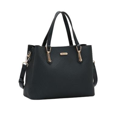 Imagem de Bolsa Clássico Soft Chic - Alça de Mão - Preto - Chenson 3485310