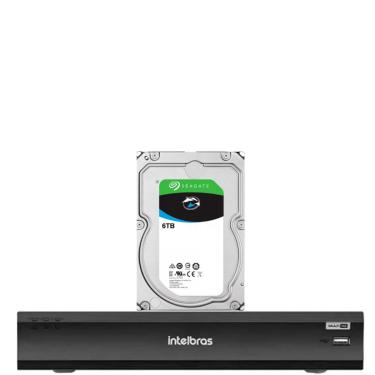 Imagem de Dvr Intelbras Imhdx 3132 Multi Hd 32 Canais Inteligência Artificial Com Hd 6 TB