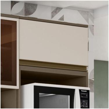 Imagem de Armário Aéreo 01 Porta Basculante 60cm évelin Henn Duna Cristal