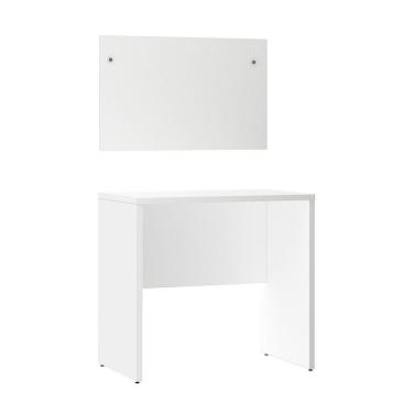 Imagem de Escrivaninha Multiuso Compact e Painel 80cm Prime Branco