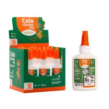 Imagem de Cola Escolar Liquida 40G Caixa com 12 Unidades Leo & Leo, 12 Unidades